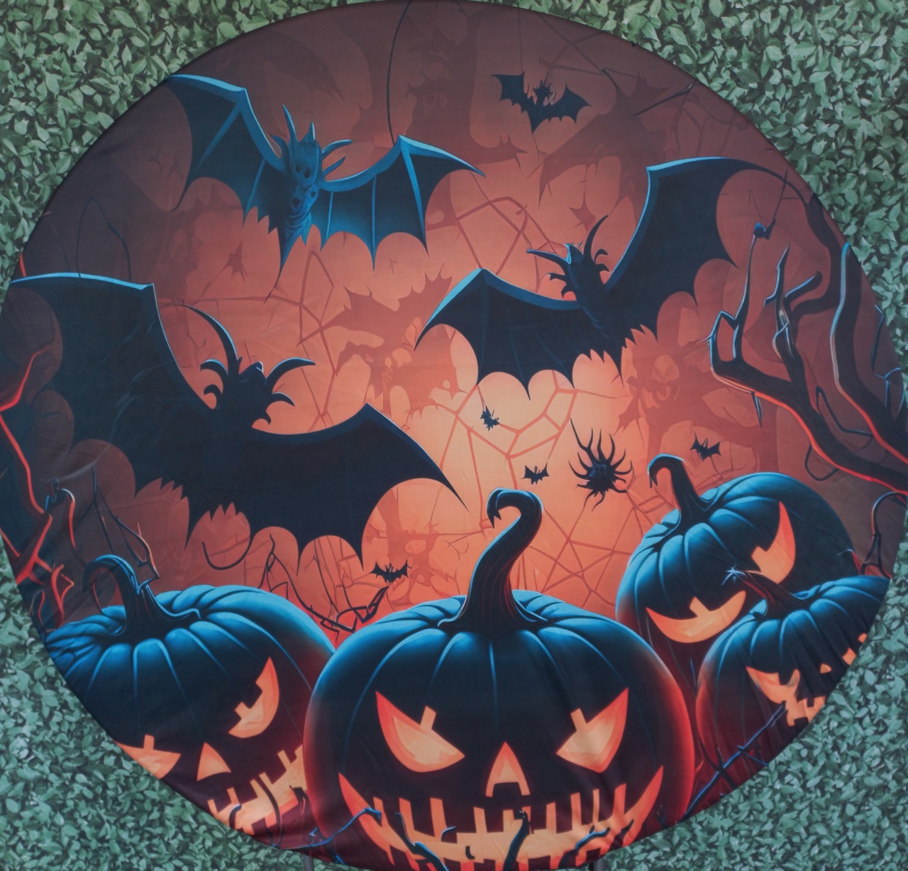 Tecido Painel Redondo Halloween - Silmara Decorações 