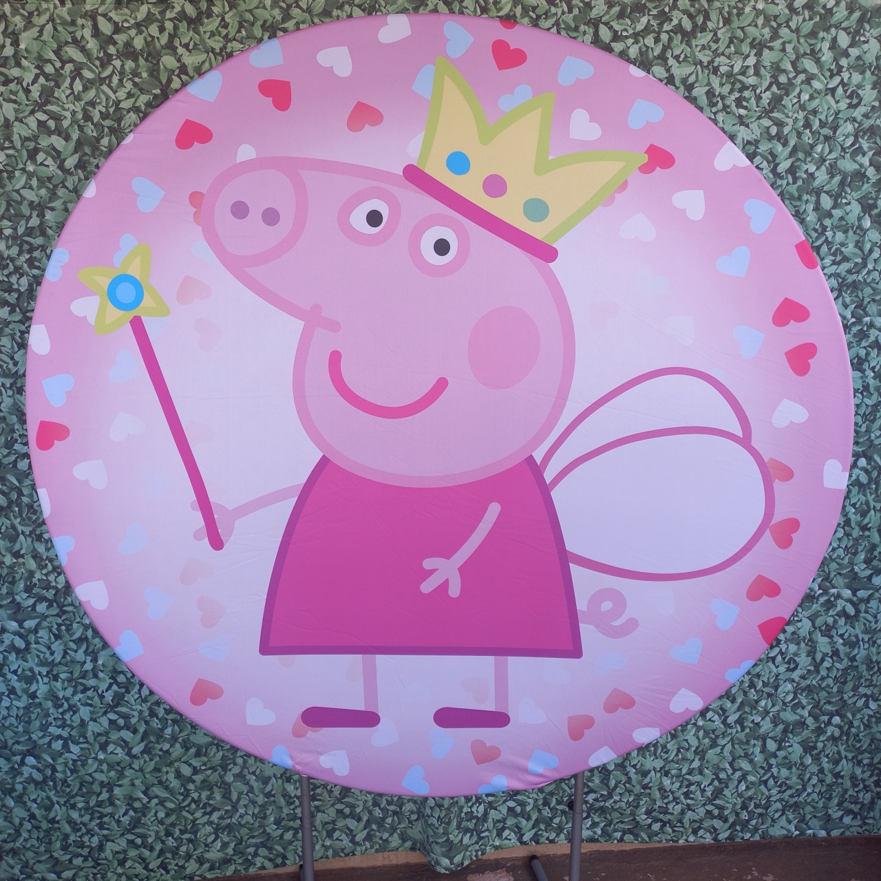 Tecido Painel Redondo Peppa Pig - Silmara Decorações 