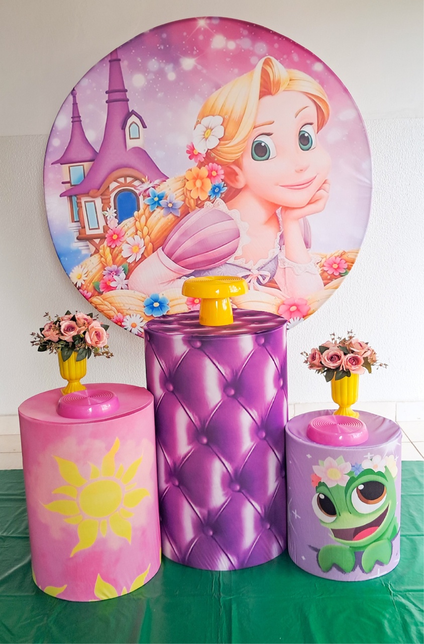 Rapunzel Enrolados - Silmara Decorações 