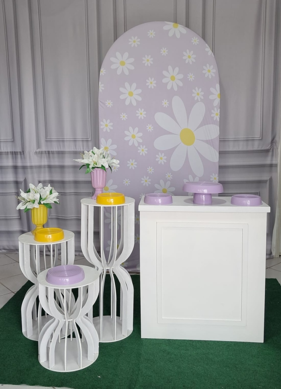 Margarida Lilás  - Silmara Decorações 