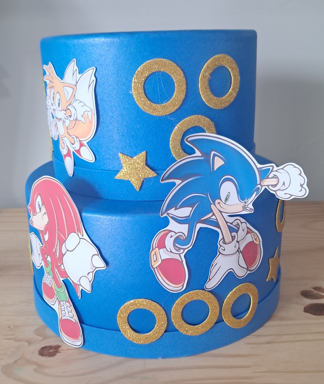 Bolo Cenográfico Sonic - Silmara Decorações 