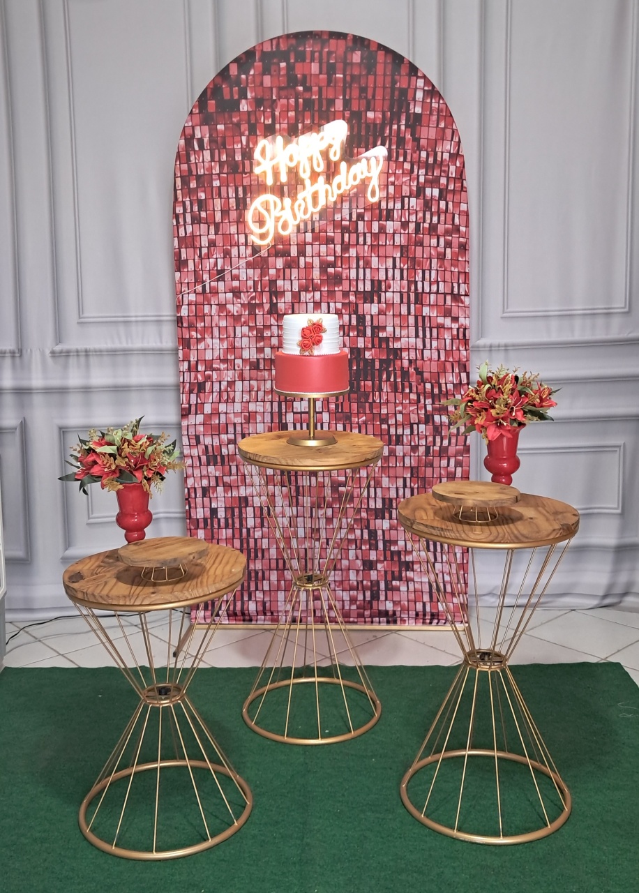 Kit Vermelho Luxo    - Silmara Decorações 