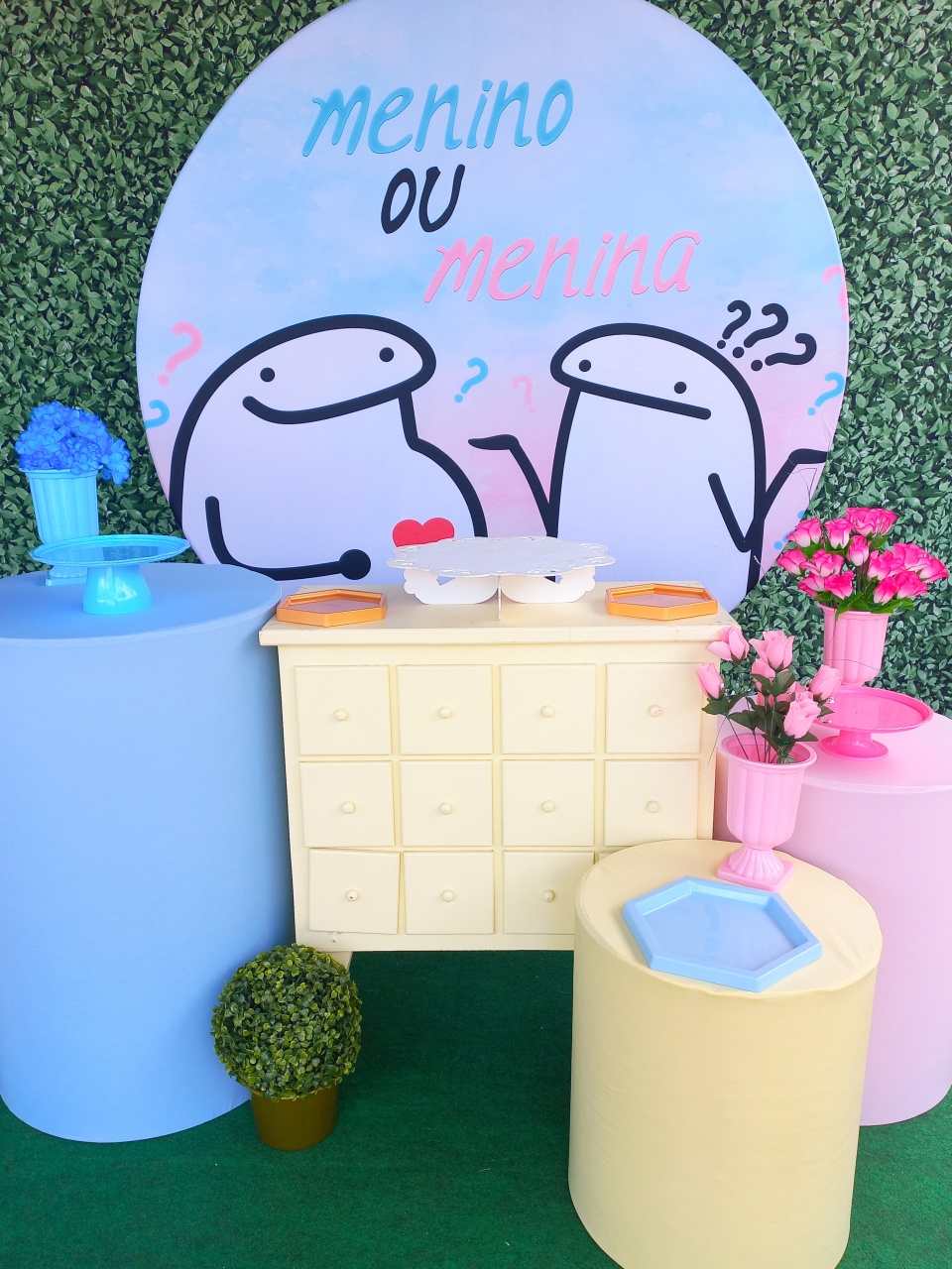 Chá Revelação Florks  - Silmara Decorações 
