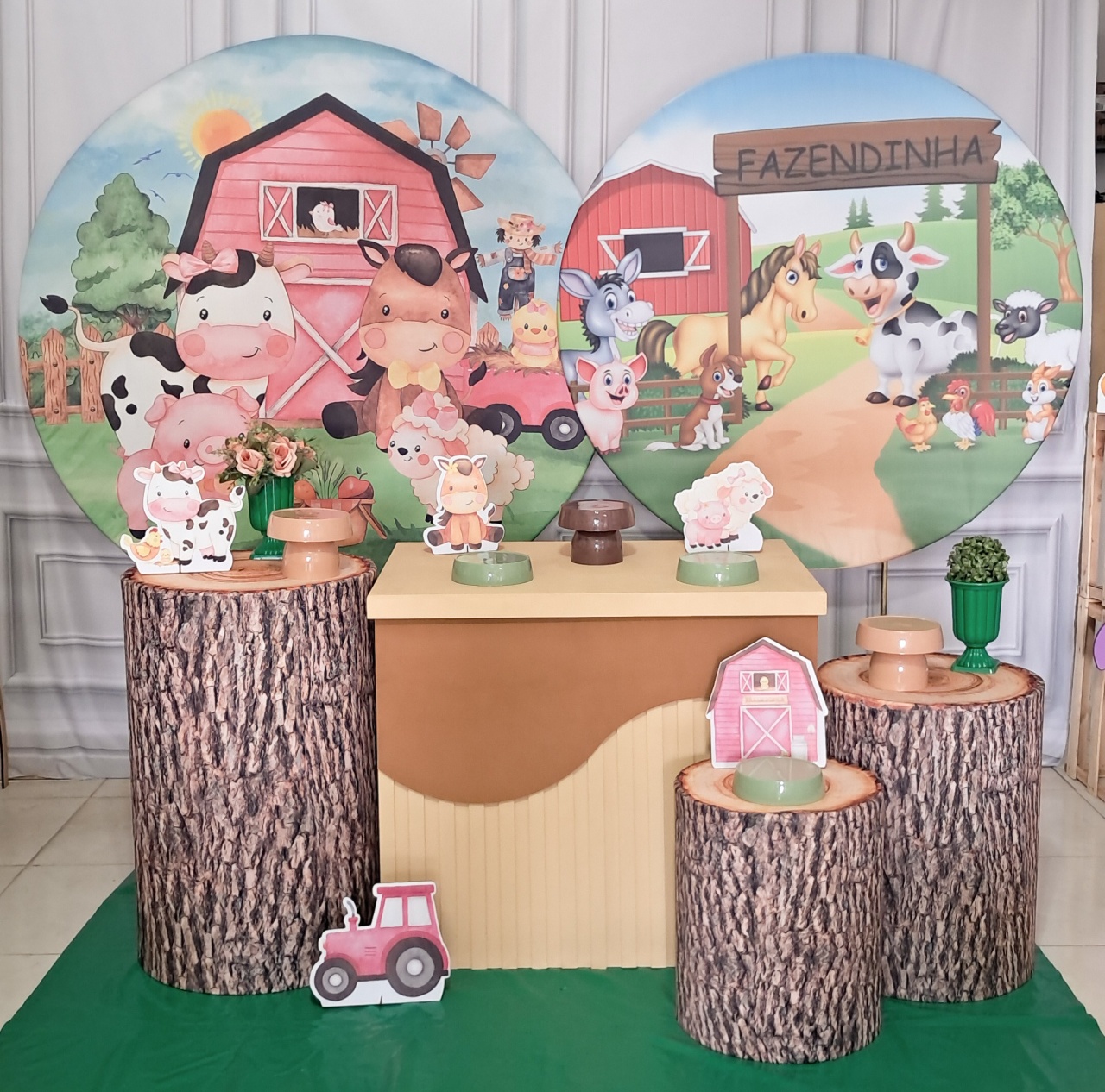 Fazendinha Duplo Painel - Silmara Decorações 