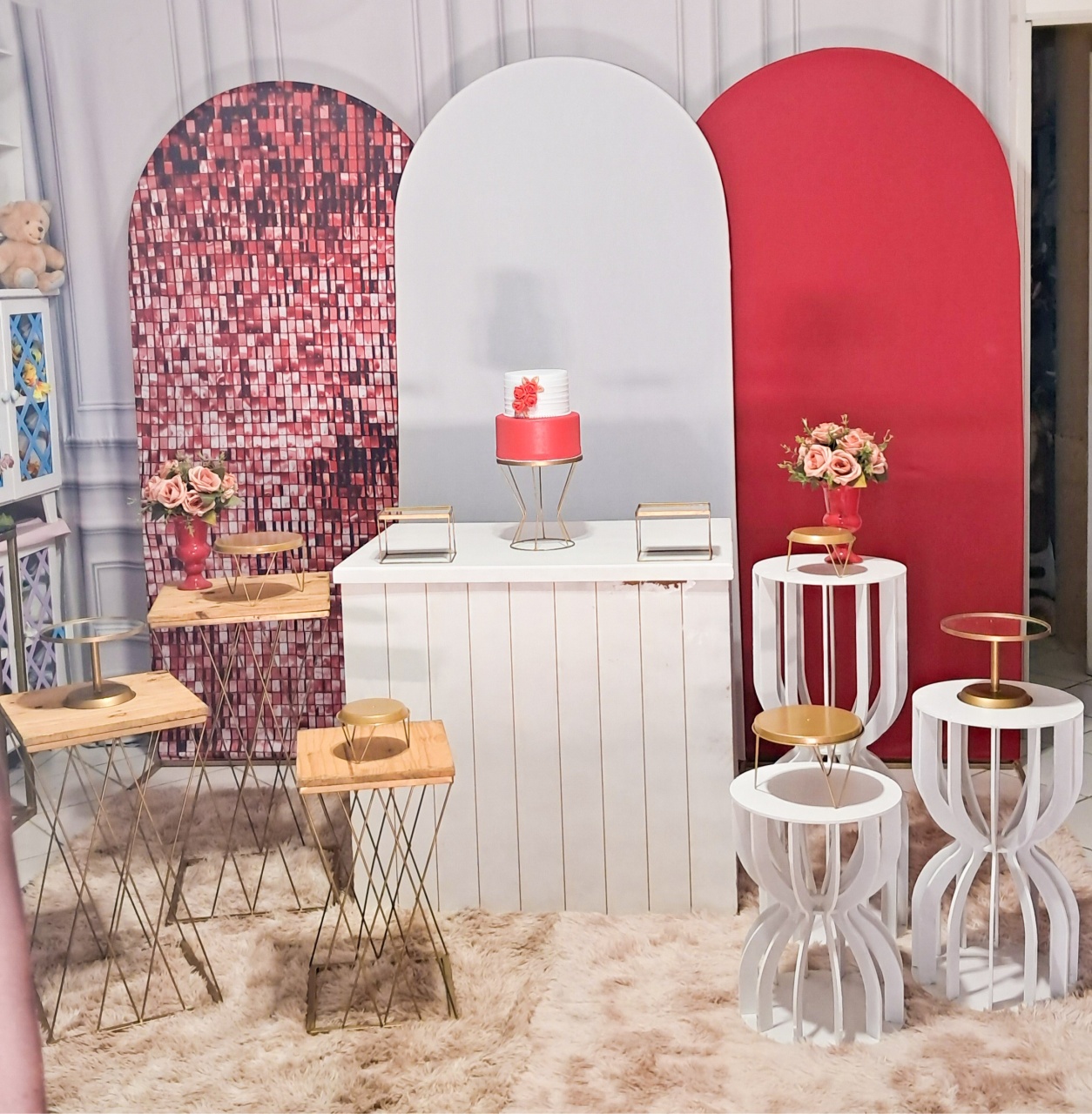 Kit Super Luxo Vermelho - Silmara Decorações 