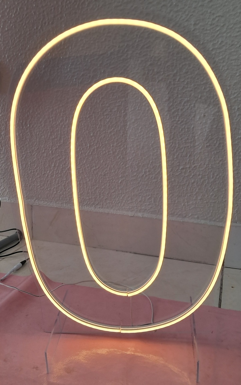 Número Led 0 - Silmara Decorações 