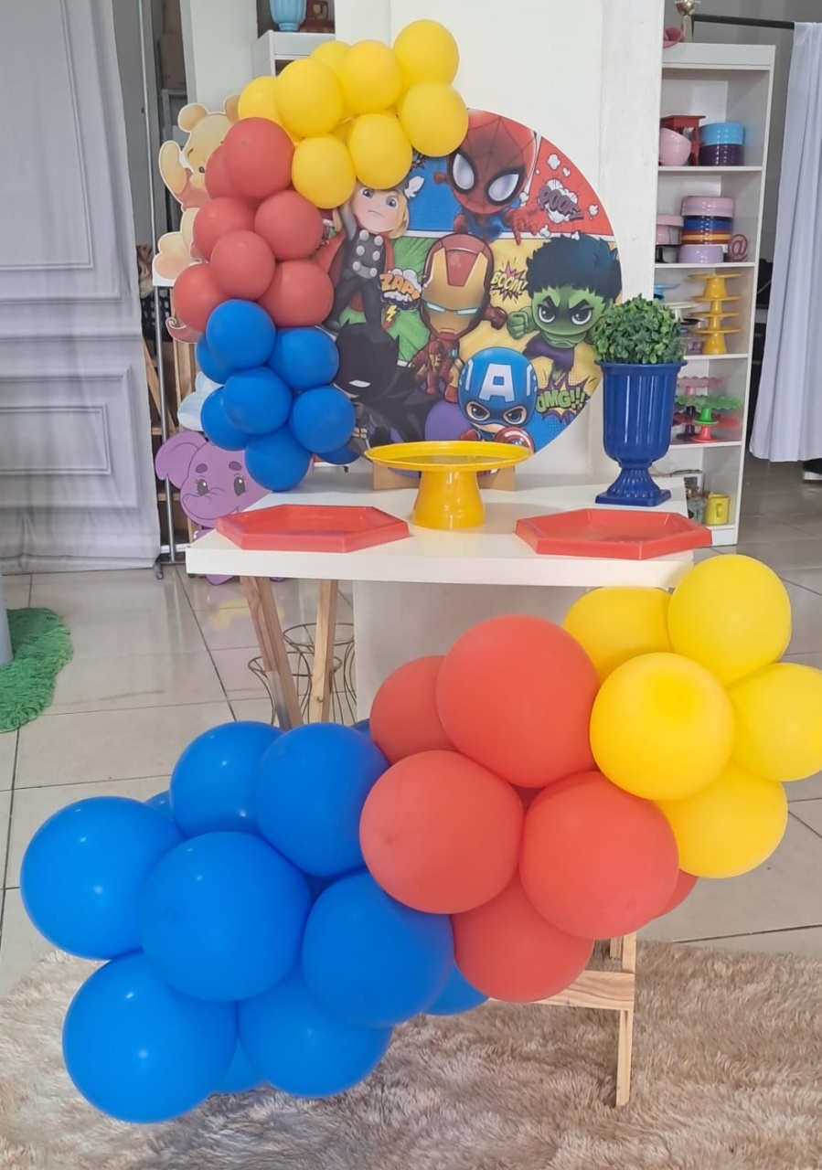 Festa Na Mesa Vingadores  - Silmara Decorações 