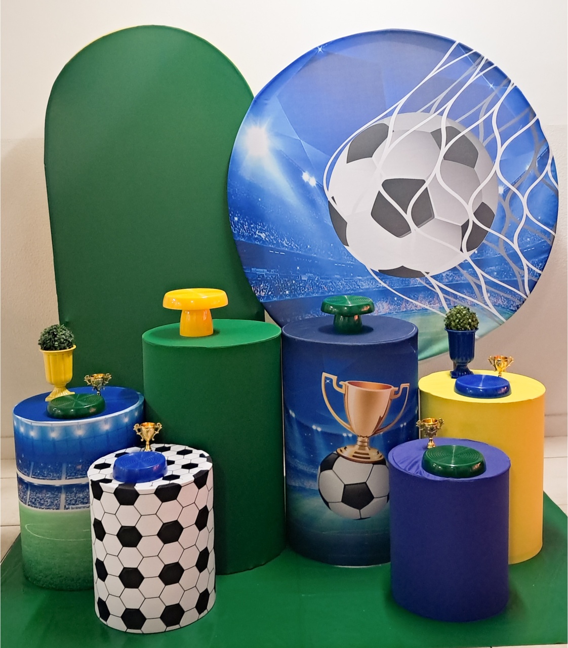 Futebol Copa Do Mundo Luxo - Silmara Decorações 