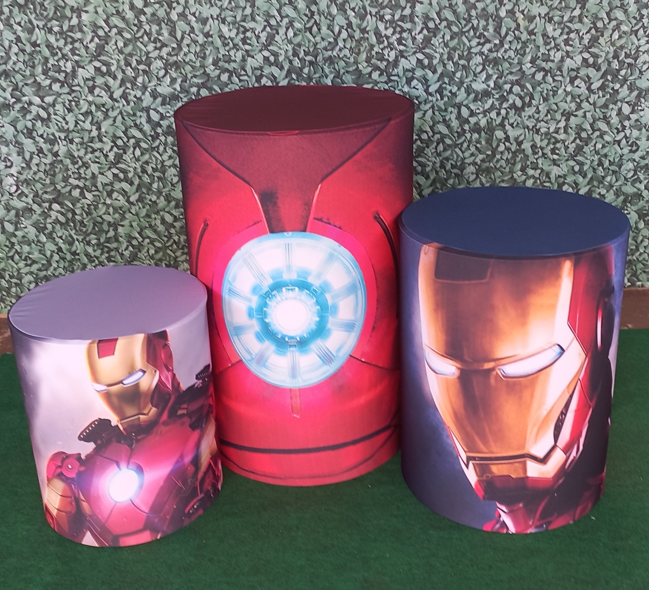 Tecido Capa de Cilindro Homem de Ferro - Silmara Decorações 