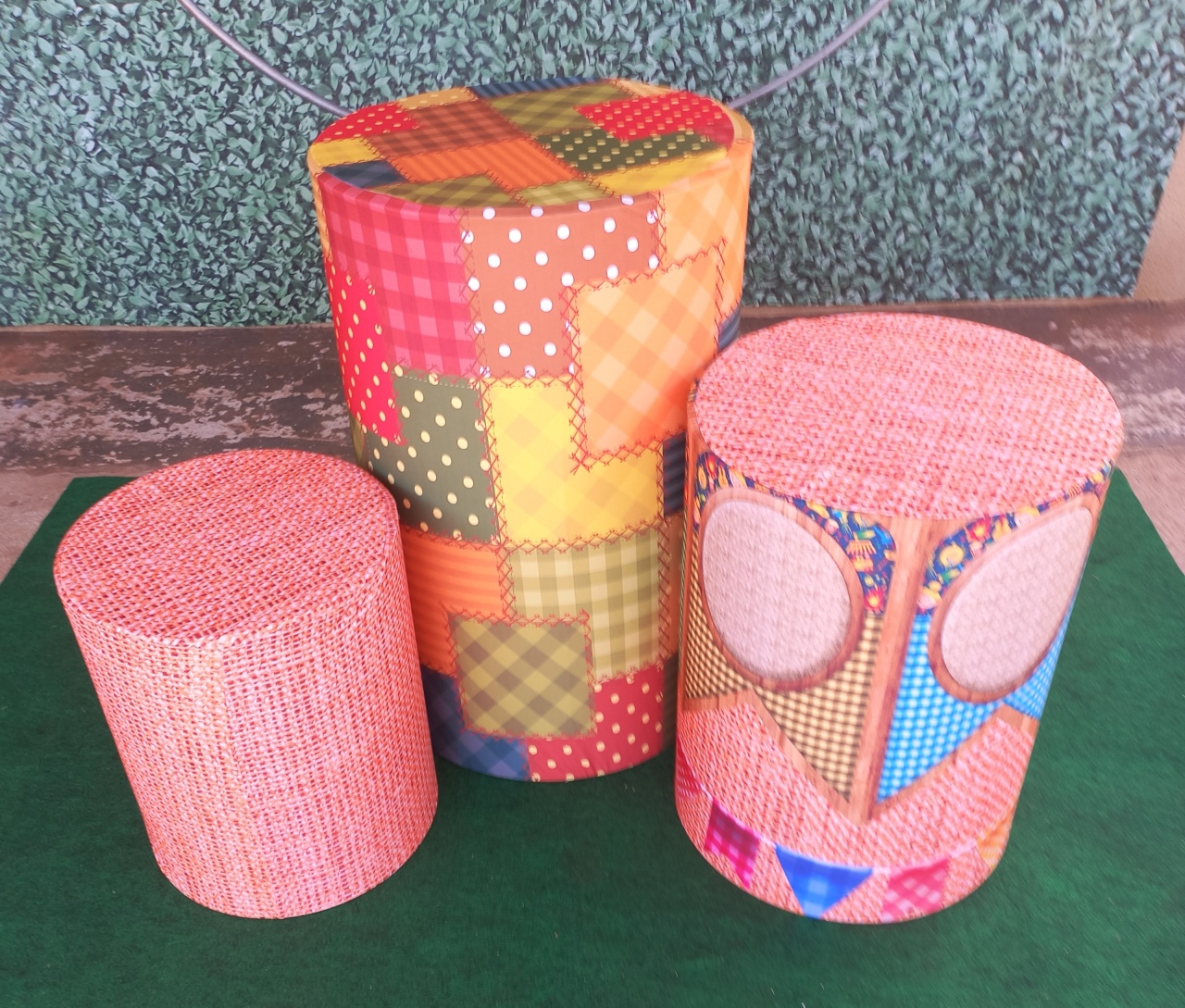 Tecido Capa de Cilindro Festa Junina - Silmara Decorações 