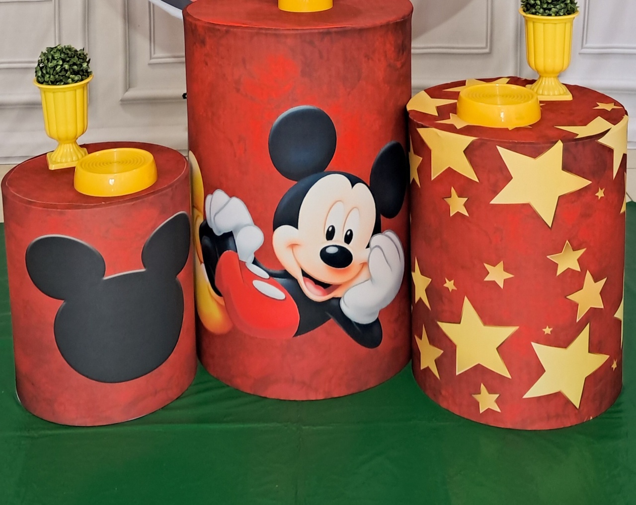 Capa Cilindros Mickey - Silmara Decorações 