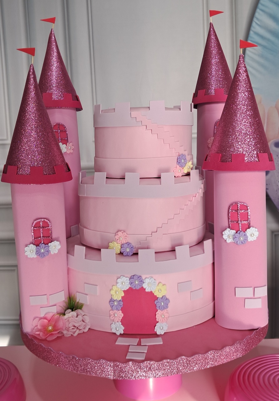 Bolo Cenografico Princesas - Silmara Decorações 