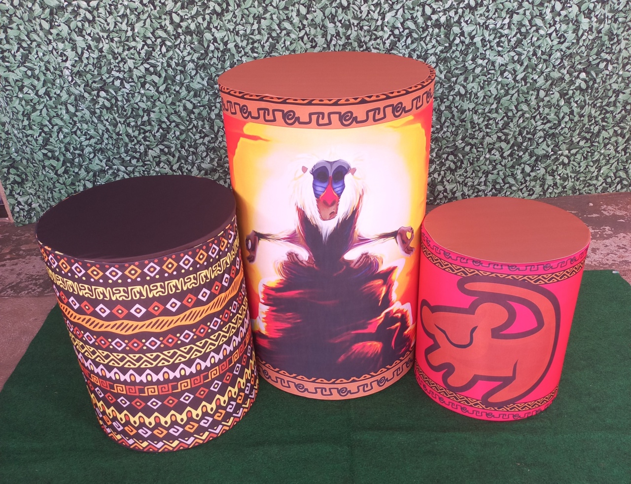 Tecido Capa de Cilindro O Rei Leão - Silmara Decorações 