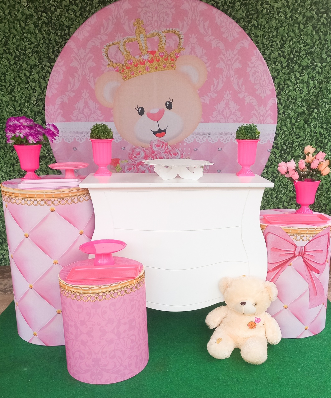 Ursinha Rosa 01 - Silmara Decorações 