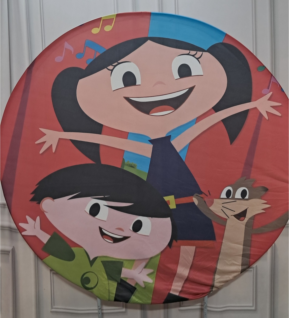 Tecido Painel Redondo Show da Luna - Silmara Decorações 