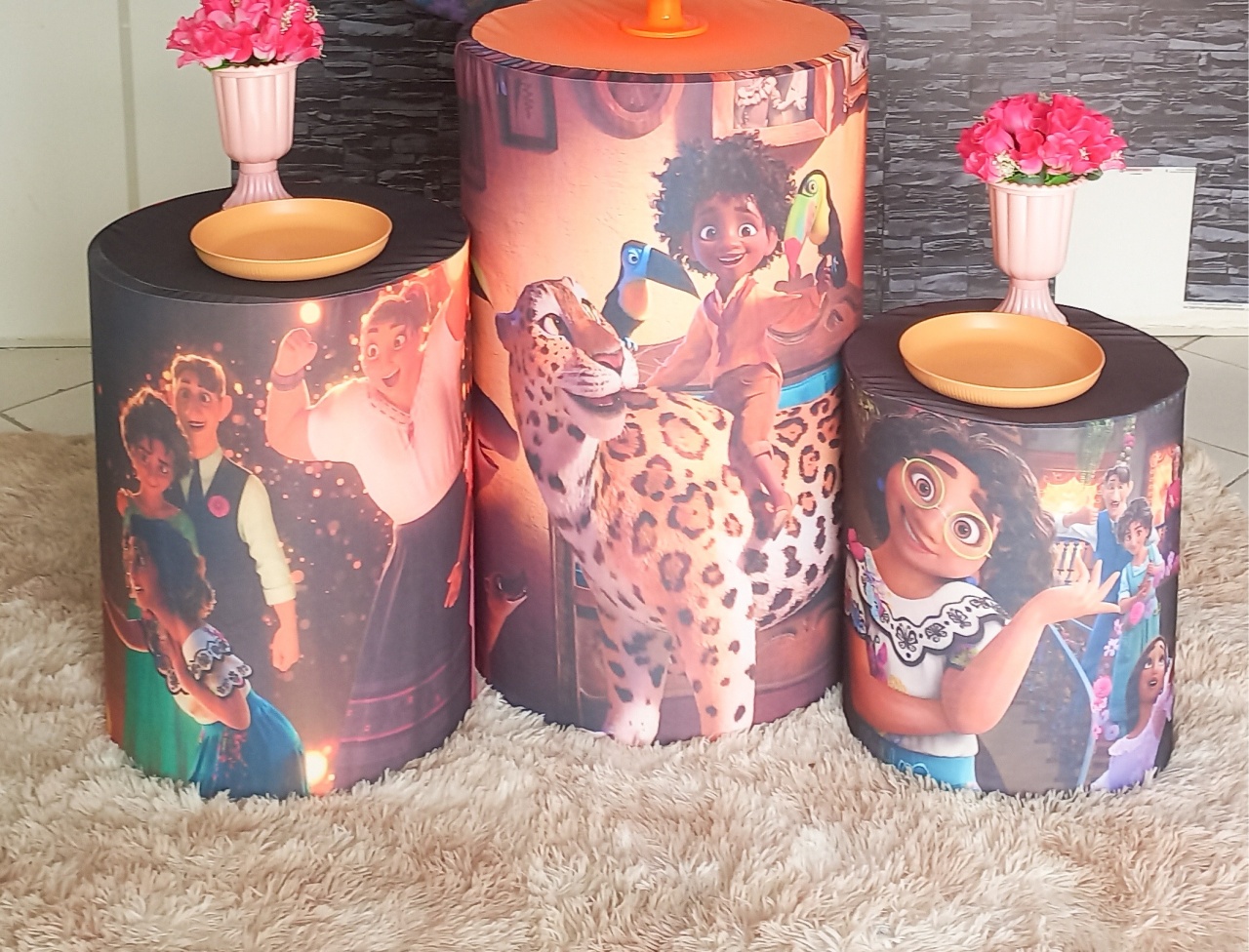 Tecido Capa de Cilindro Encanto - Silmara Decorações 