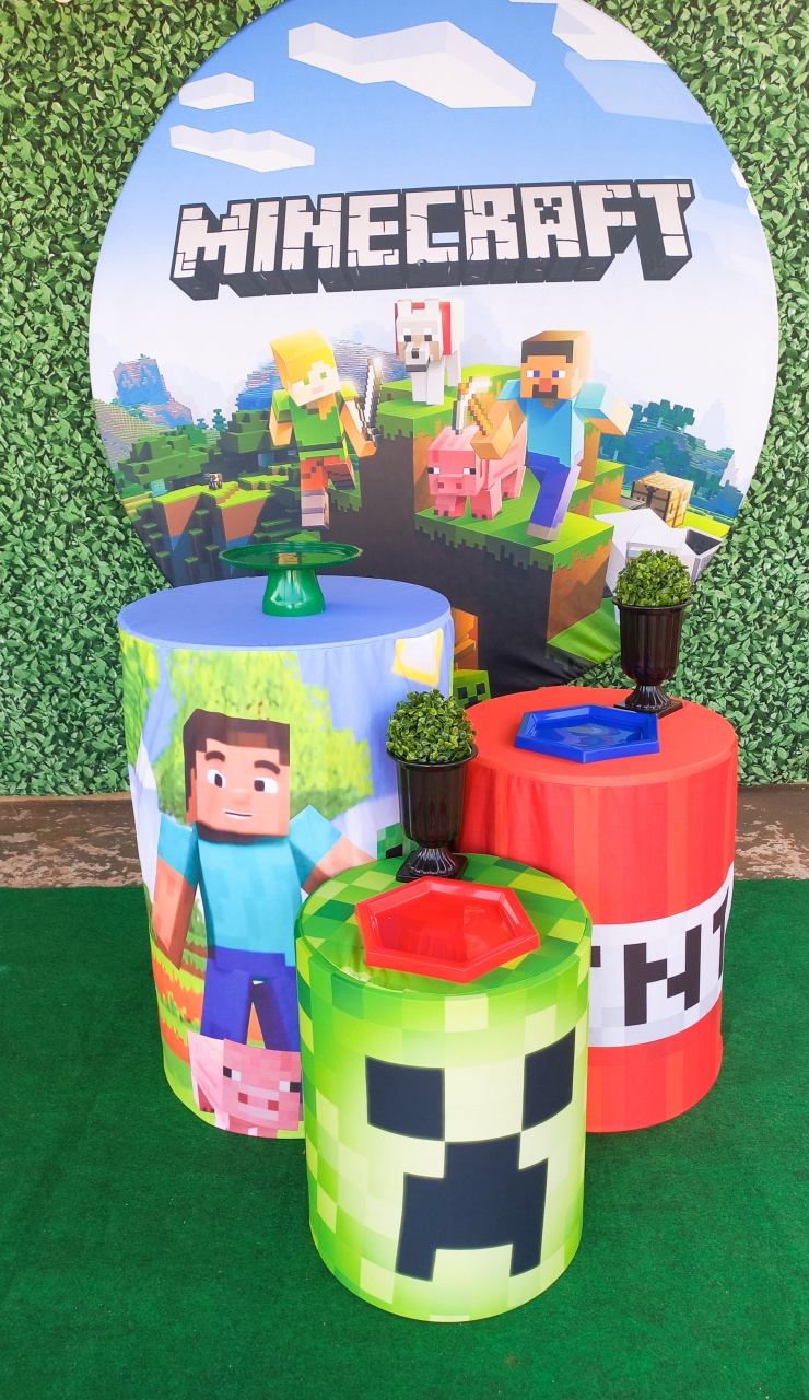 Minecraft 01 - Silmara Decorações 
