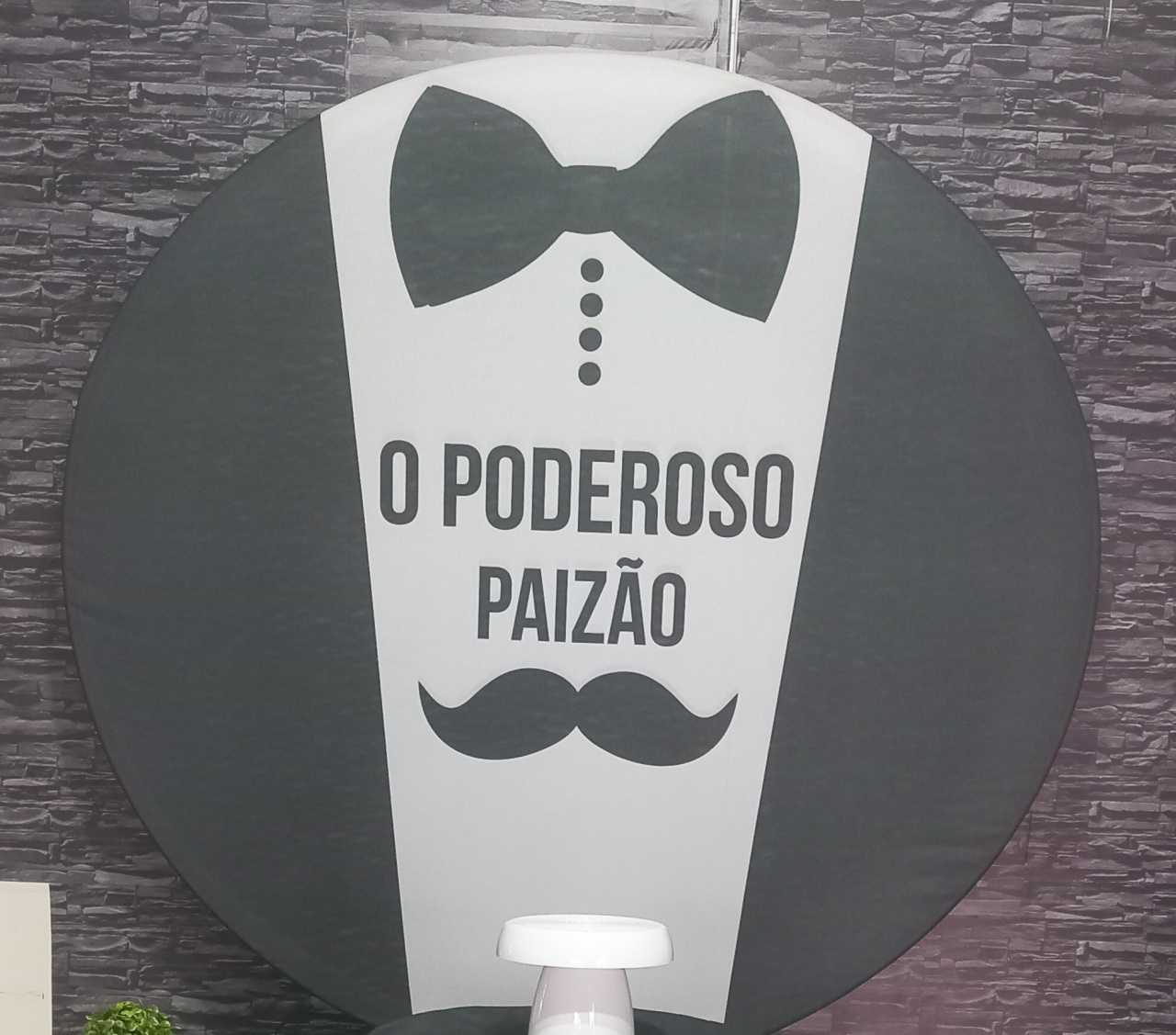 Tecido Painel Redondo Pai - Silmara Decorações 