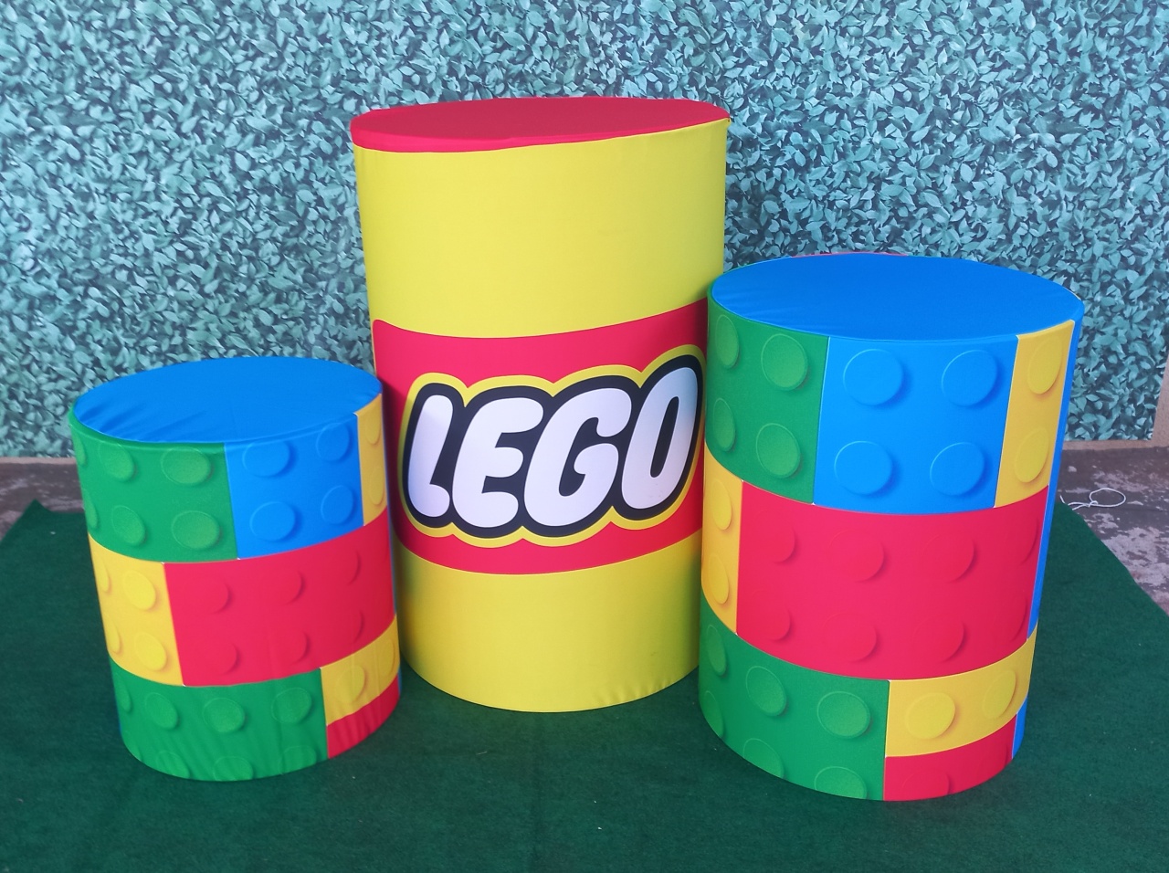 Tecido Capa de Cilindro Lego - Silmara Decorações 