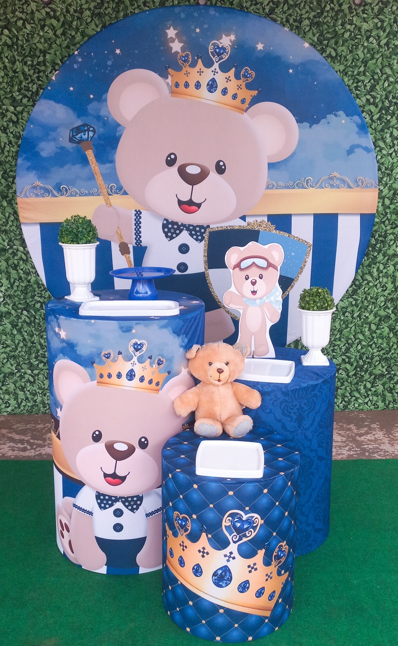 Ursinho Realeza - Silmara Decorações 