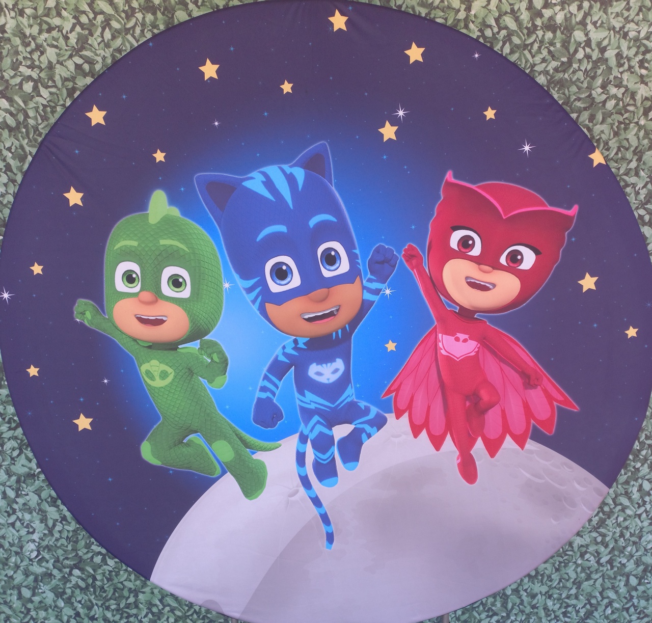 Tecido Painel Redondo Pj Masks - Silmara Decorações 
