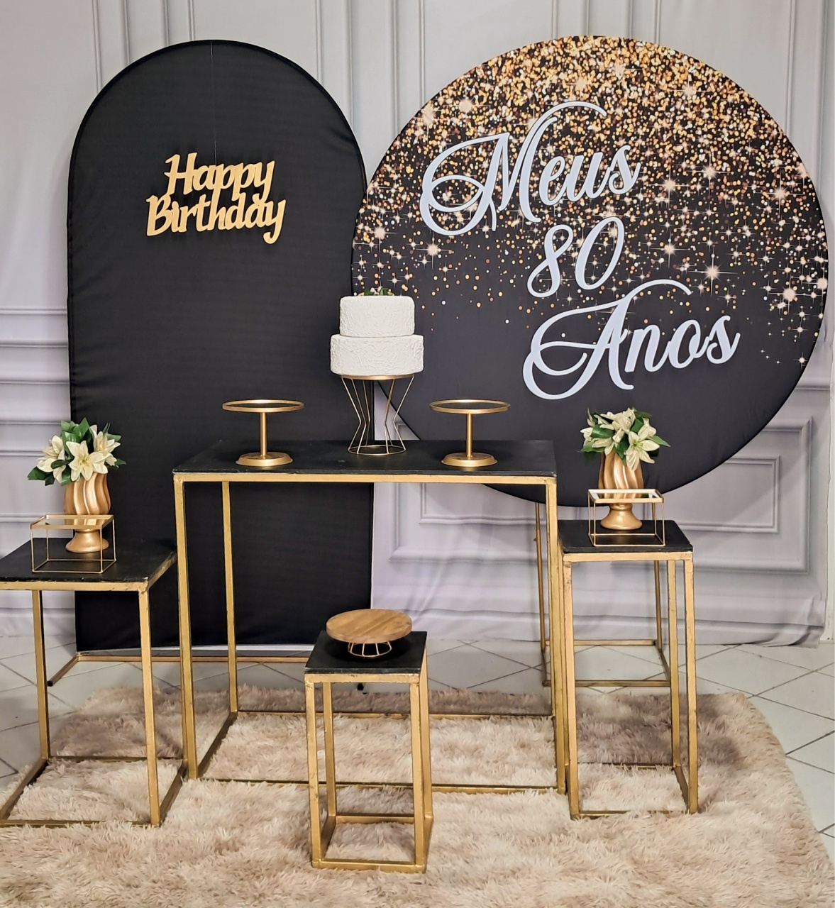 80 Anos  - Silmara Decorações 