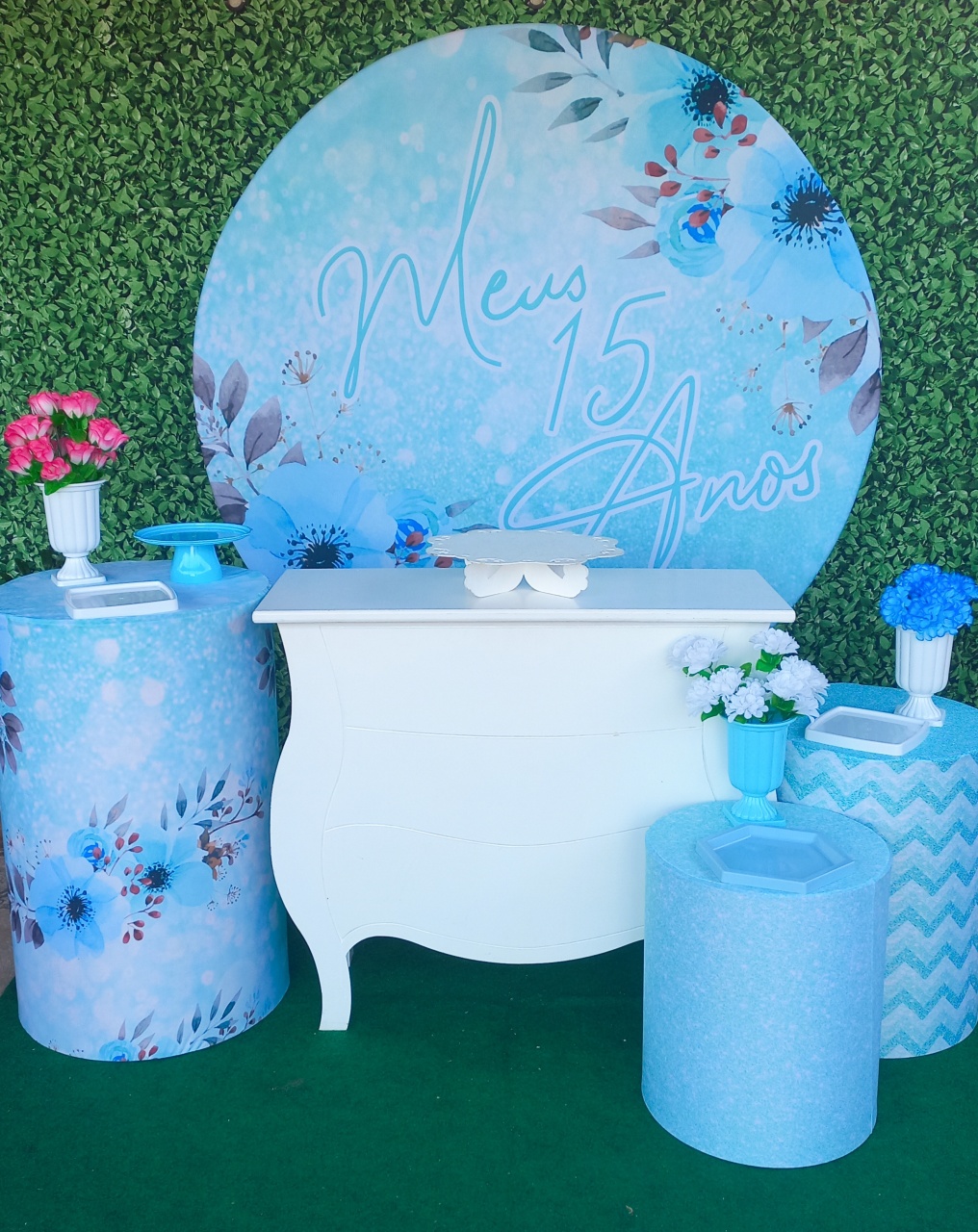 15 Anos Azul - Silmara Decorações 