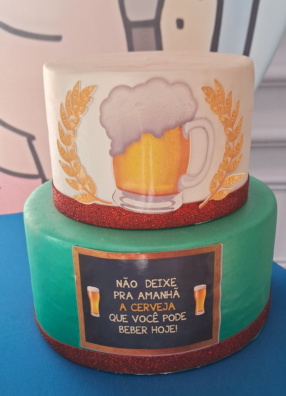 Bolo Cenográfico Boteco - Silmara Decorações 