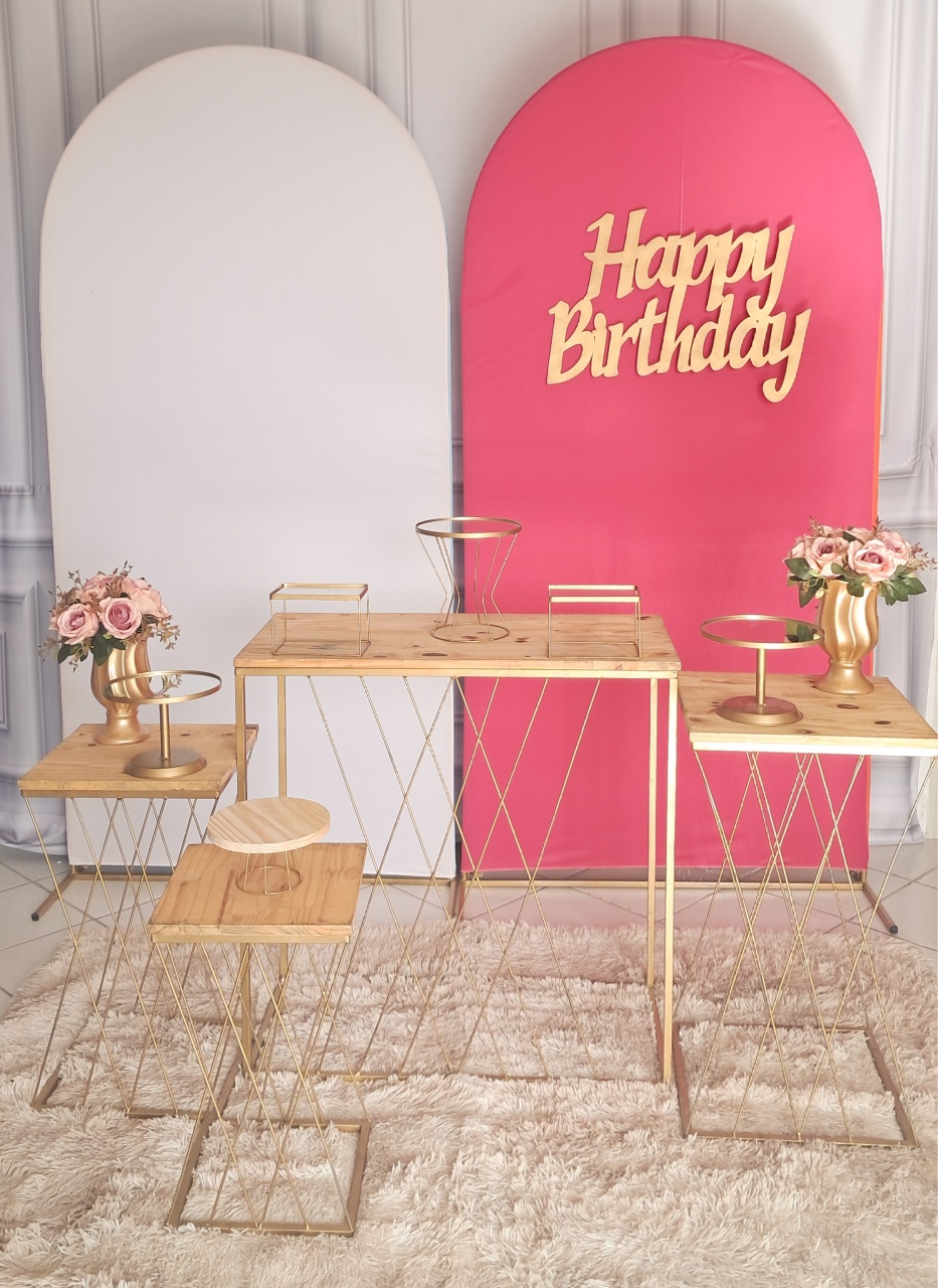 Kit Luxo Rosa E Pink - Silmara Decorações 