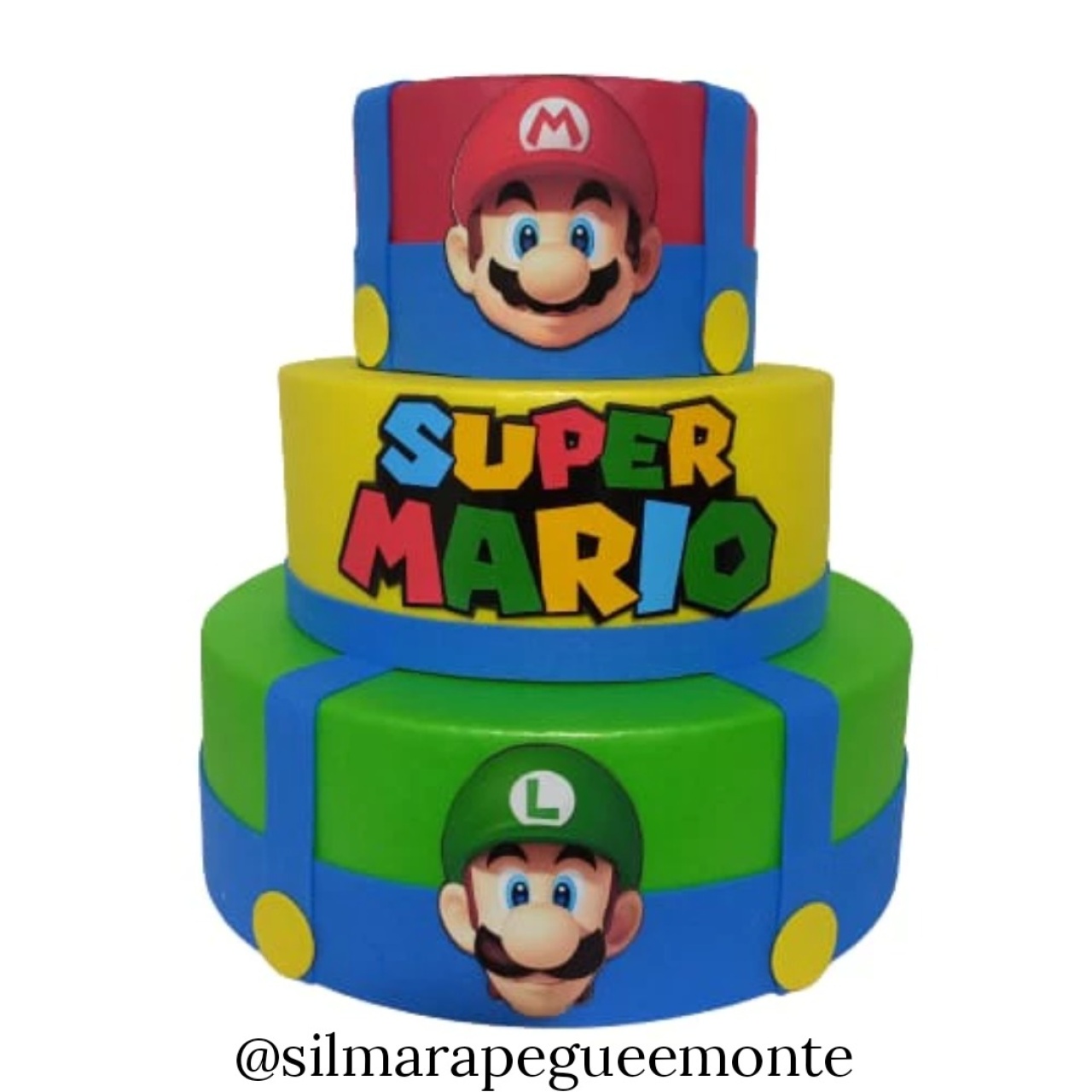 Bolo Cenográfico Mário  - Silmara Decorações 