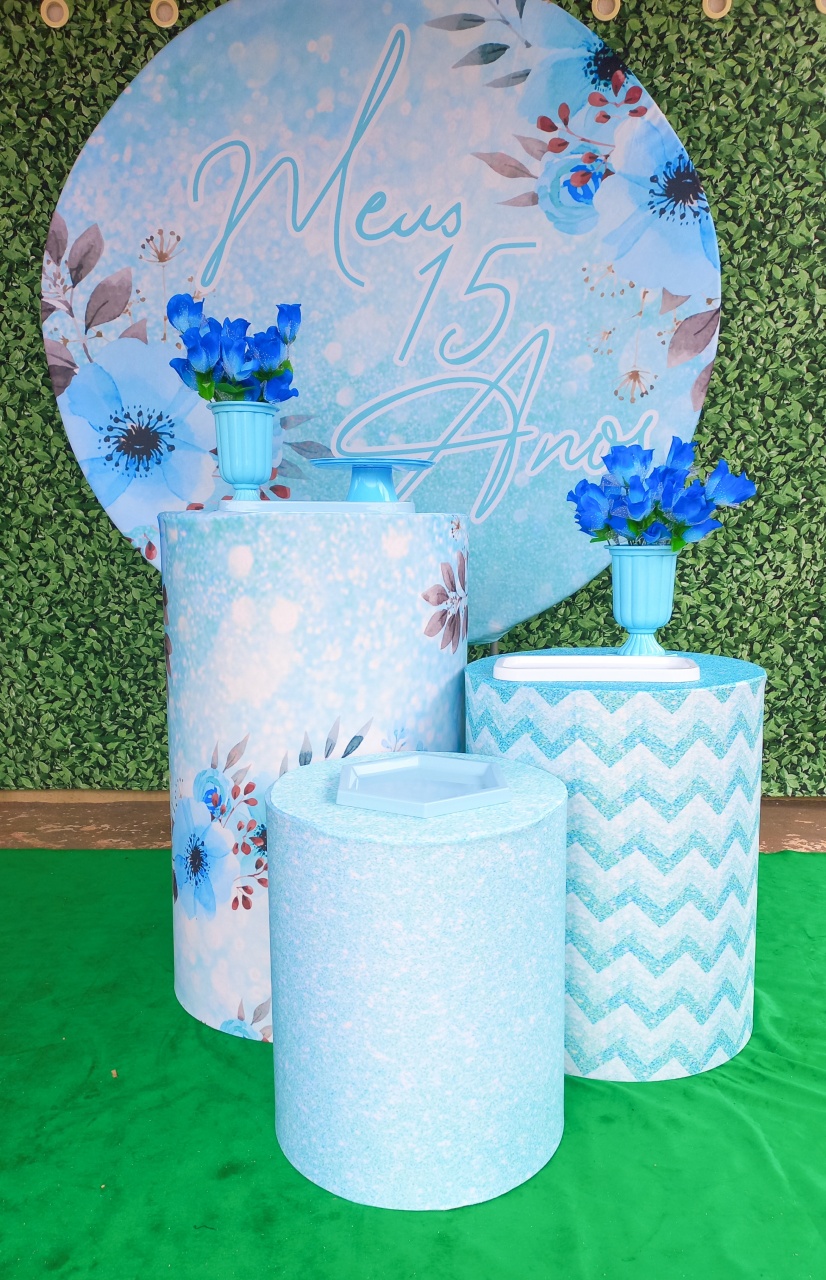 15 Anos Azul - Silmara Decorações 