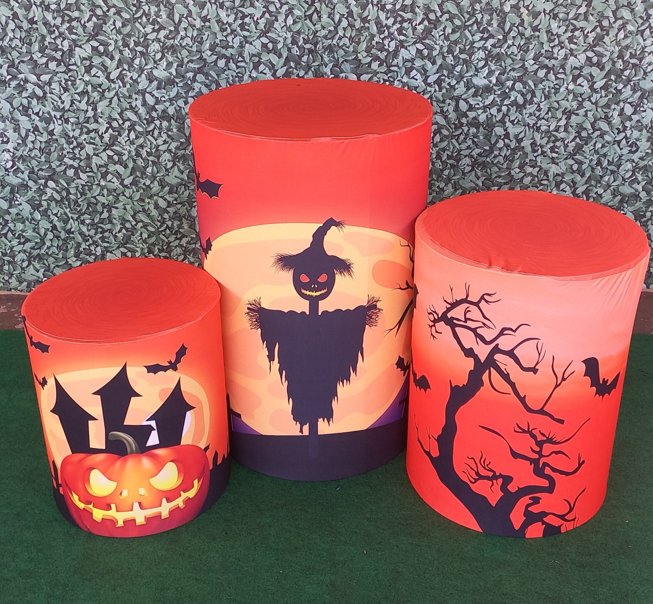 Tecido Capa de Cilindro Halloween - Silmara Decorações 