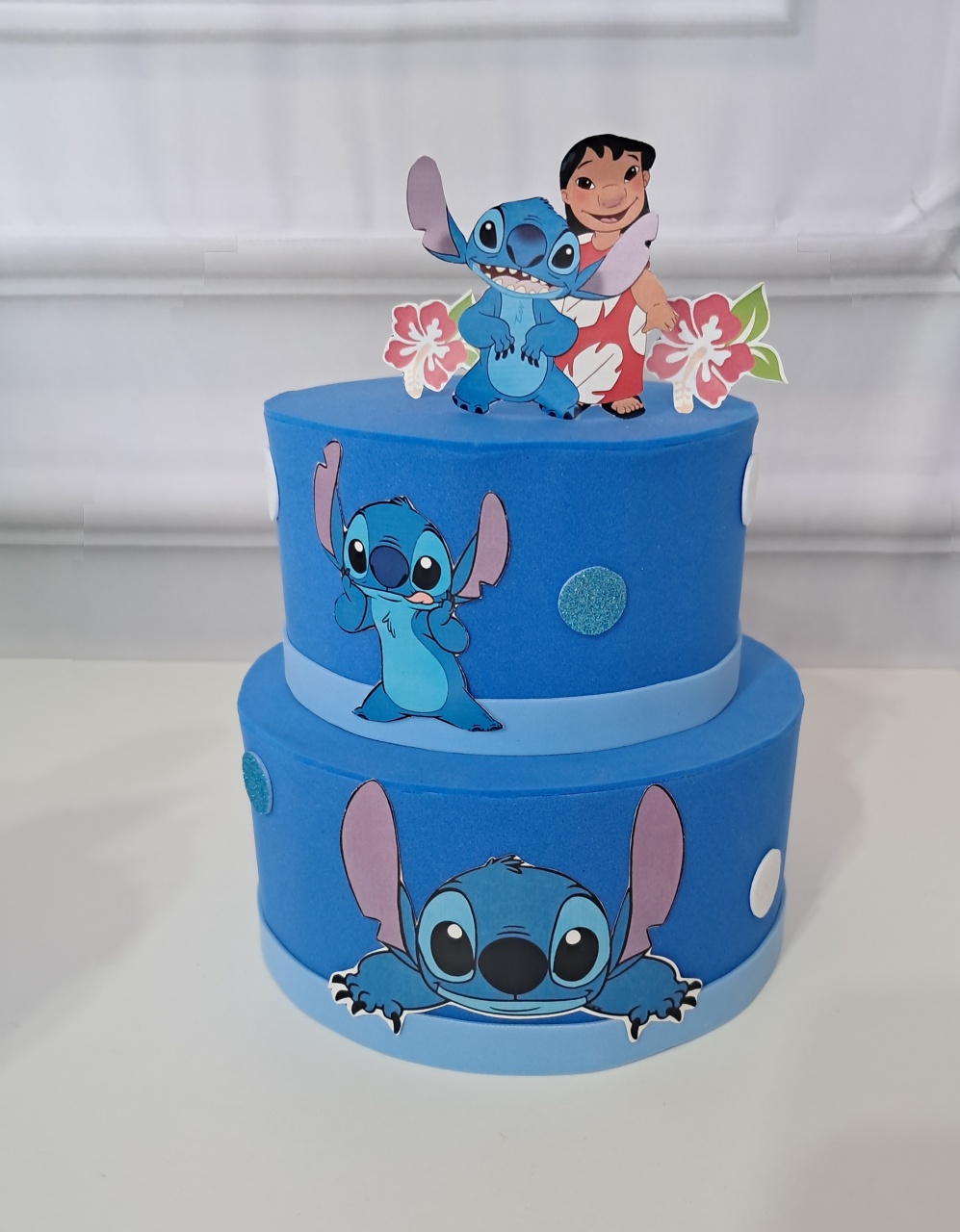 Bolo Cenografico Lilo E Stich - Silmara Decorações 