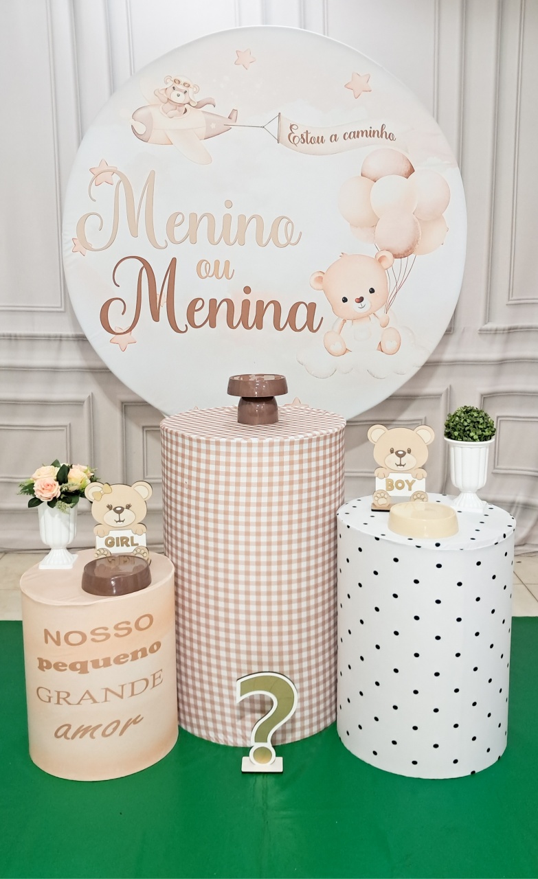 Chá Revelação Neutro - Silmara Decorações 