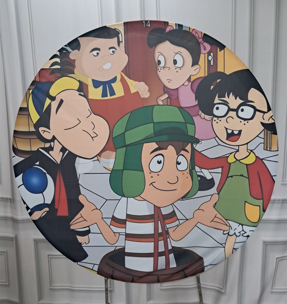 Tecido Redondo Chaves - Silmara Decorações 