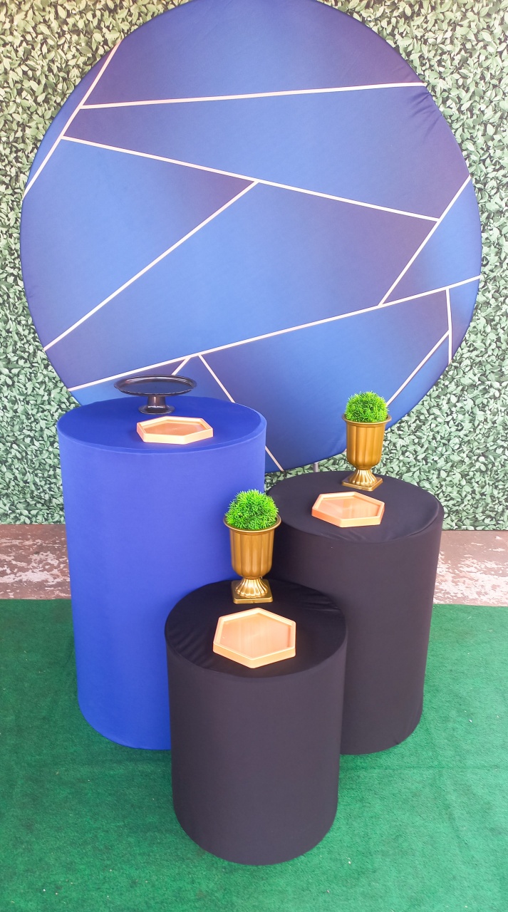Azul E Dourado - Silmara Decorações 