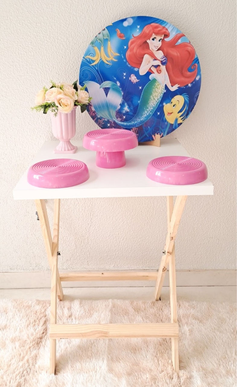 Festa Na Mesa A Pequena Sereia - Silmara Decorações 