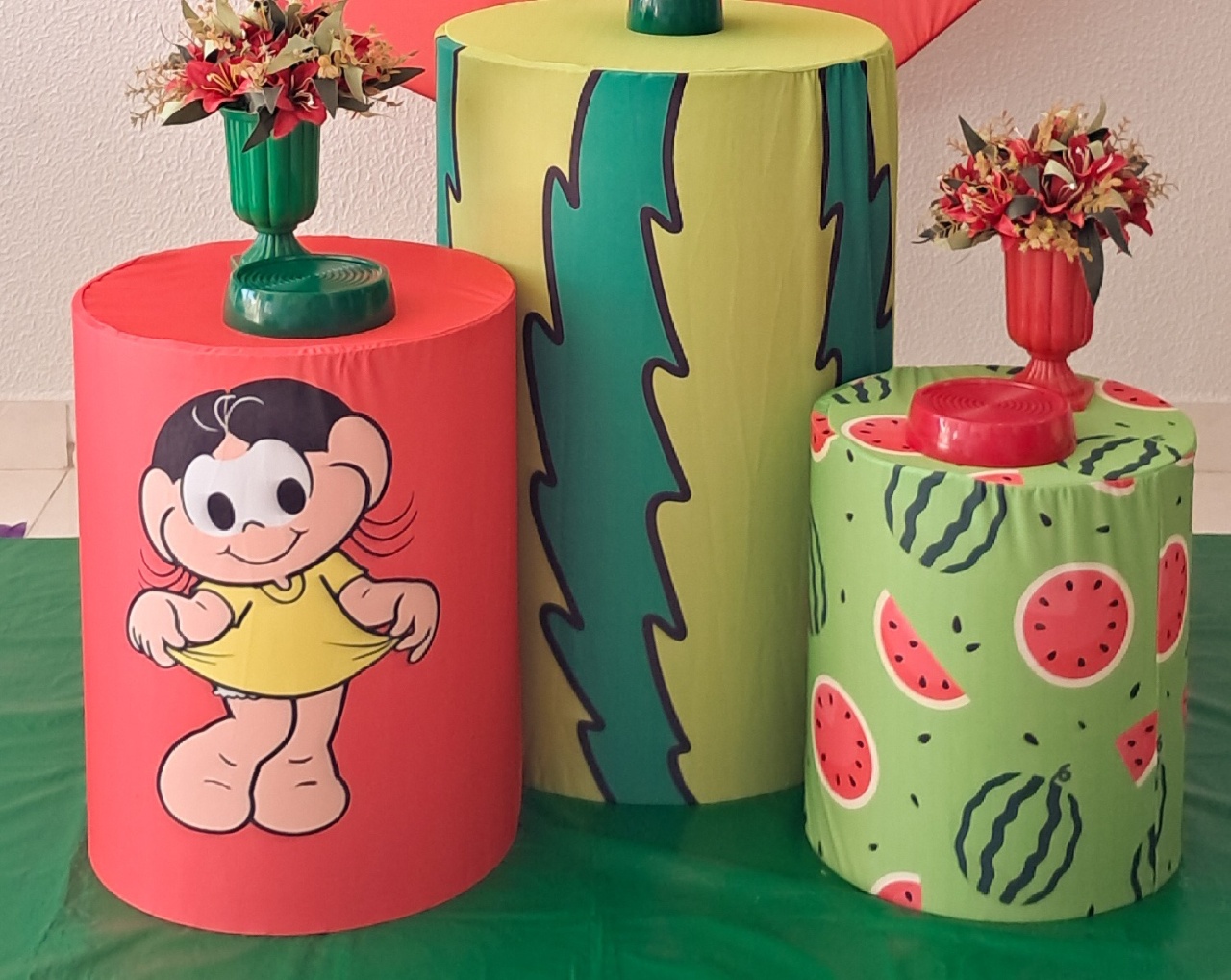 Tecido Capa Cilindro Magali - Silmara Decorações 