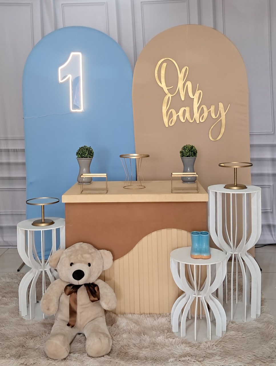 Chá de Bebê Menino Luxo - Silmara Decorações 