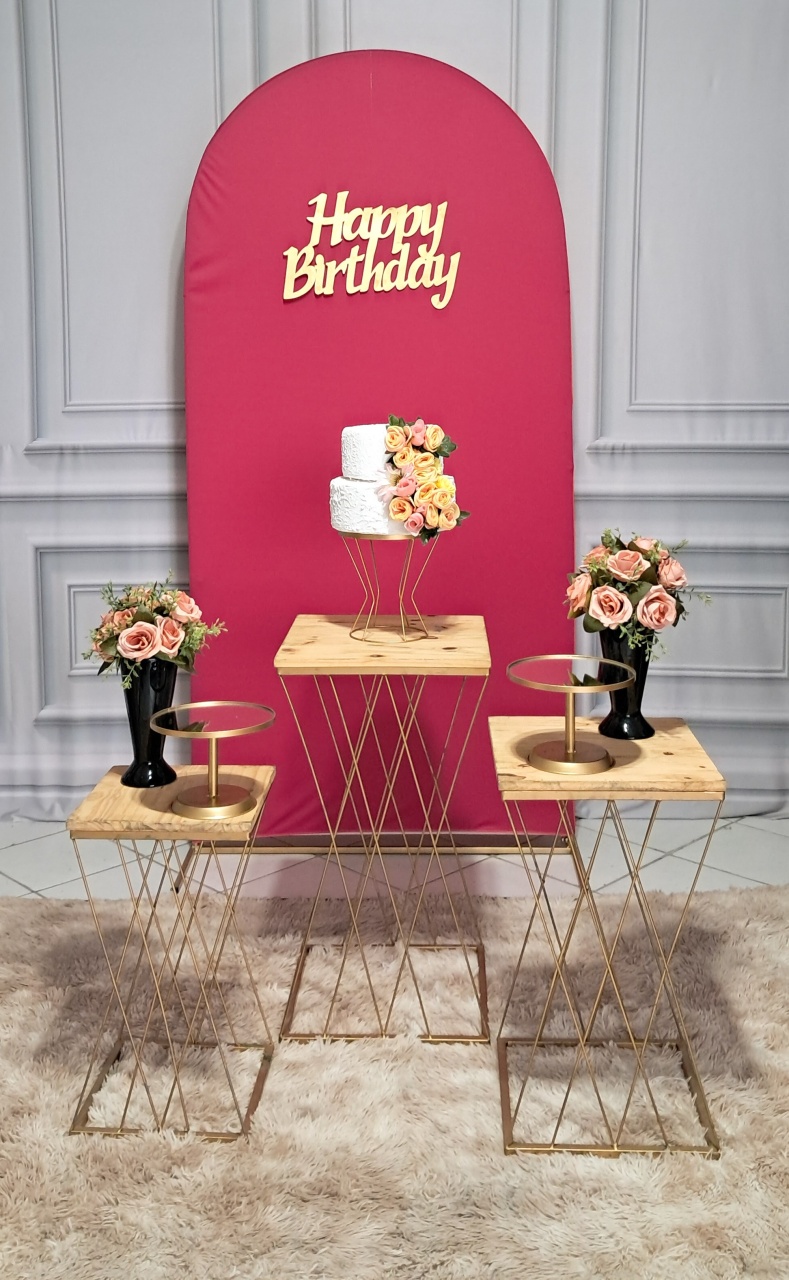 Kit Luxo Pink - Silmara Decorações 