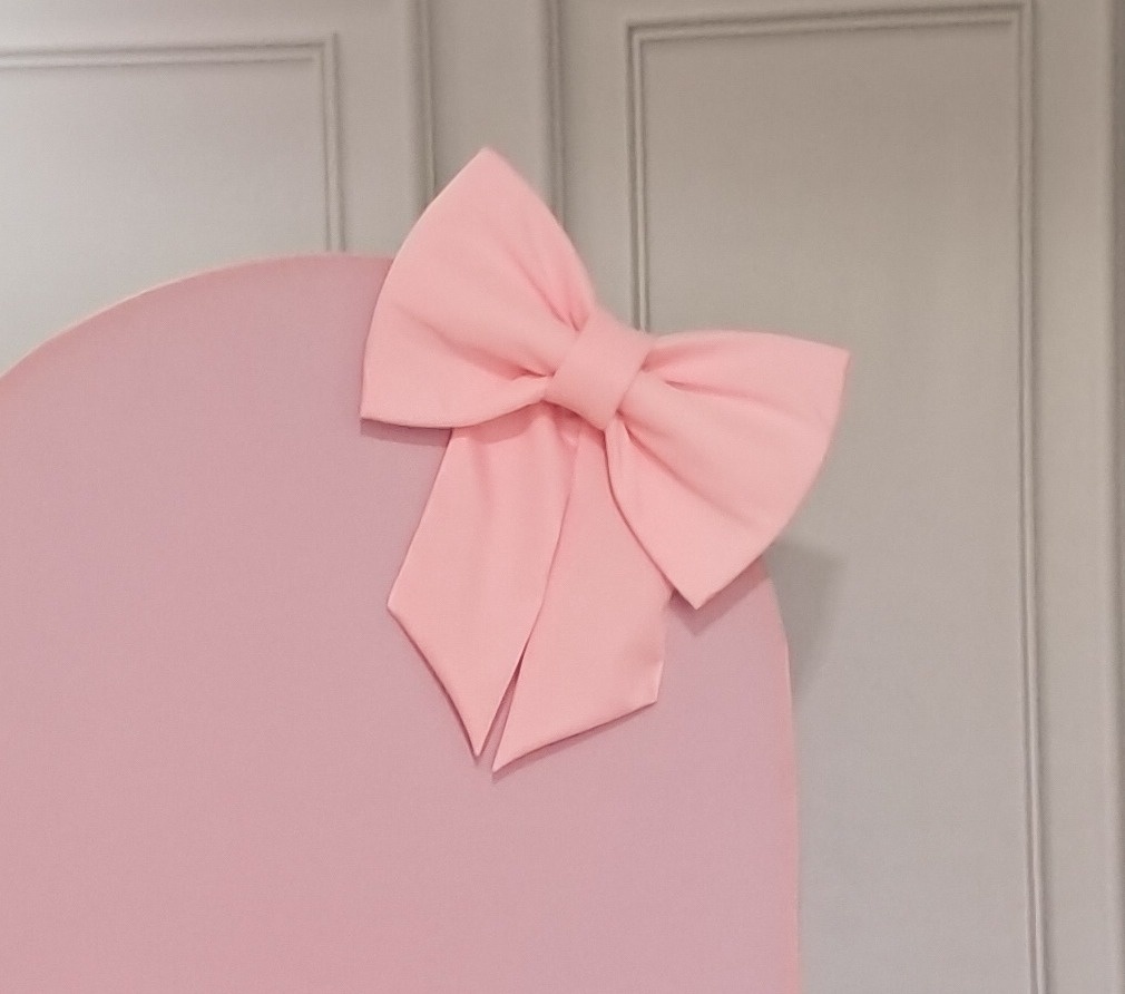 Laço Rosa - Silmara Decorações 