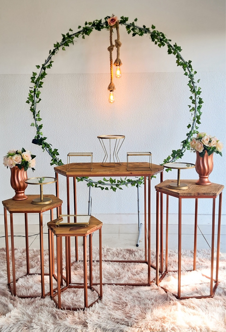Casamento Sextavado - Silmara Decorações 
