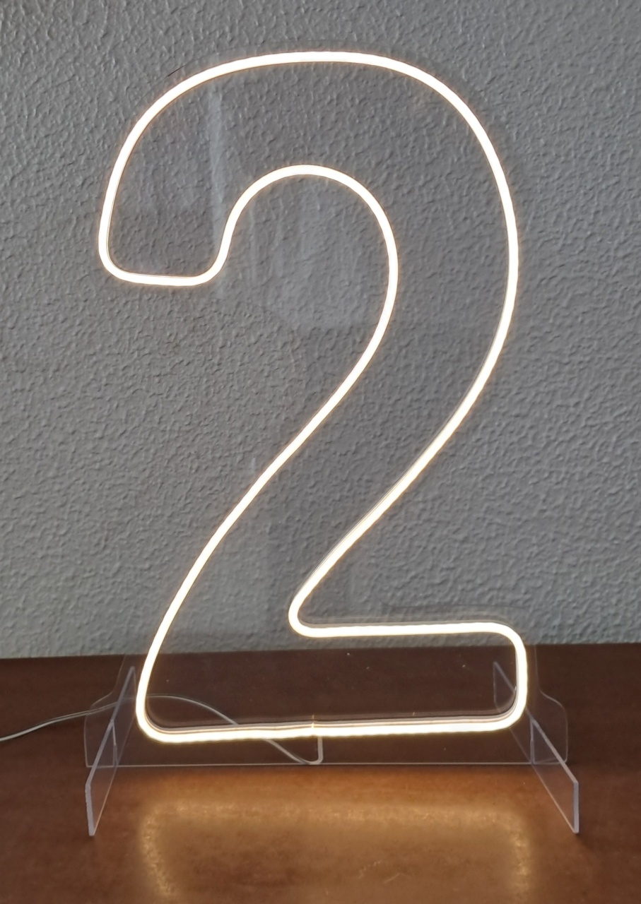 Número Led 2 - Silmara Decorações 