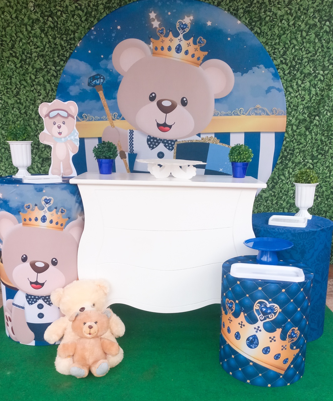 Ursinho Realeza - Silmara Decorações 