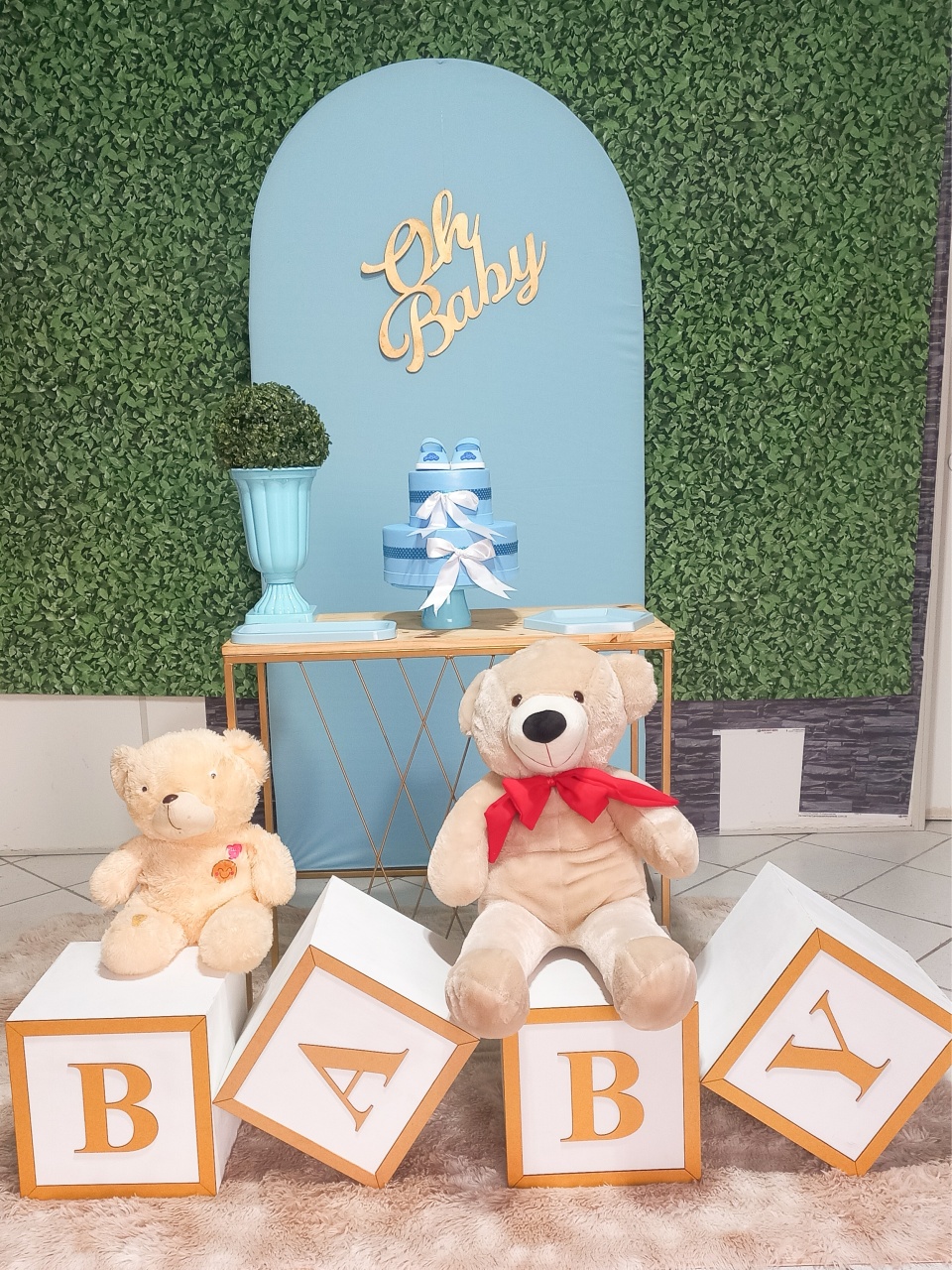 Chá de Bebê Azul Bebê - Silmara Decorações 