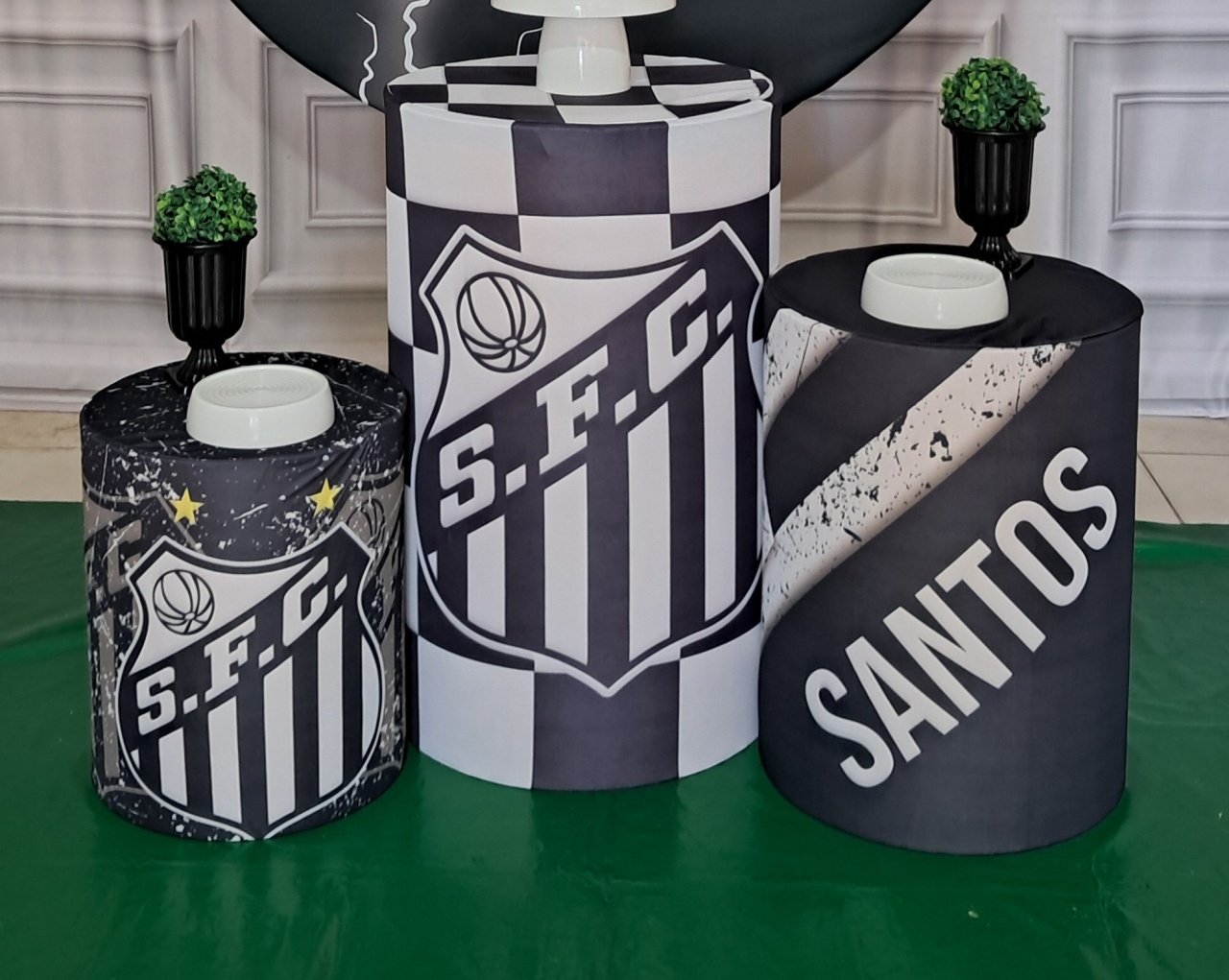 Capa de Cilindros Santos - Silmara Decorações 
