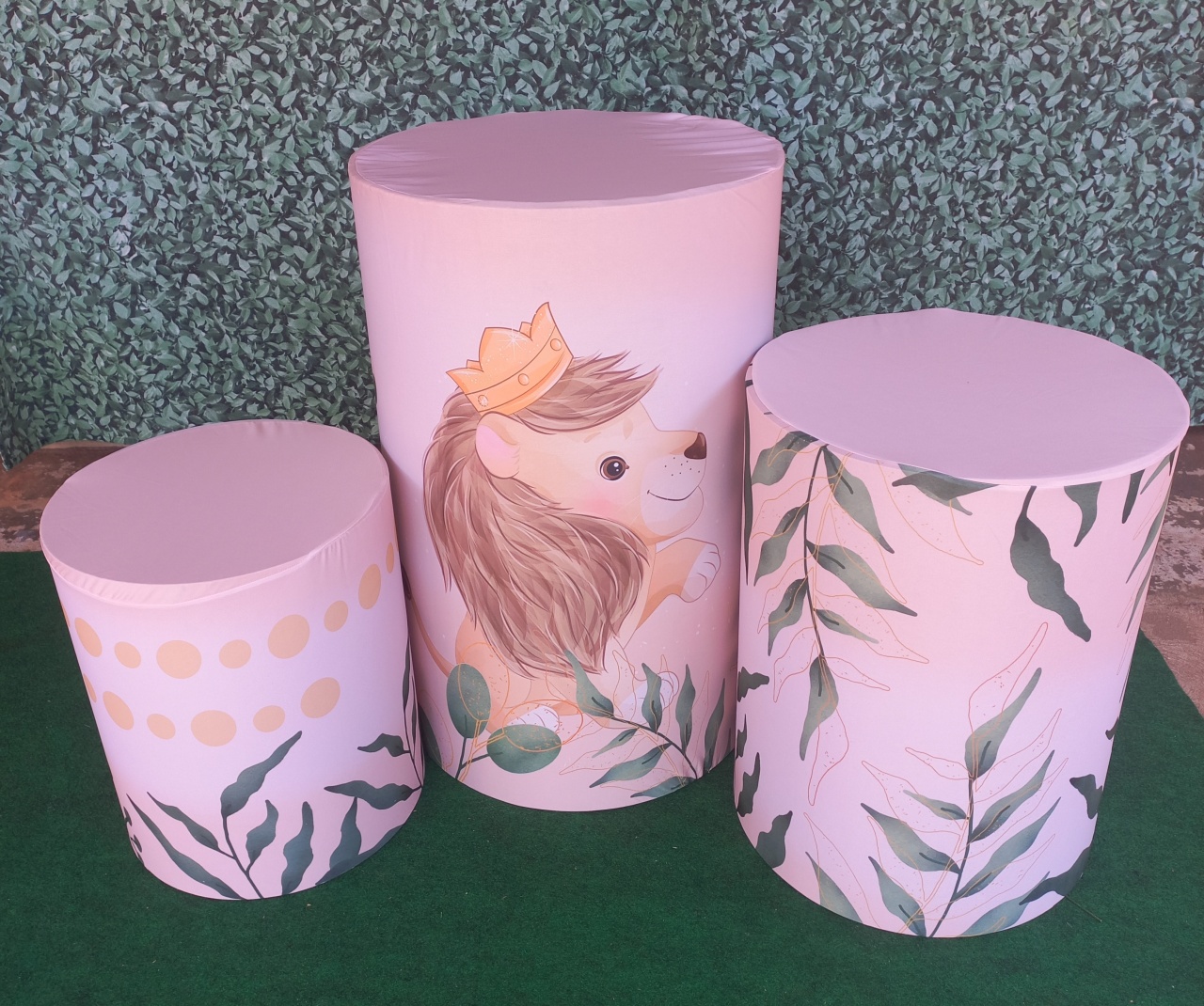 Tecido Capa de Cilindro Safari Baby - Silmara Decorações 