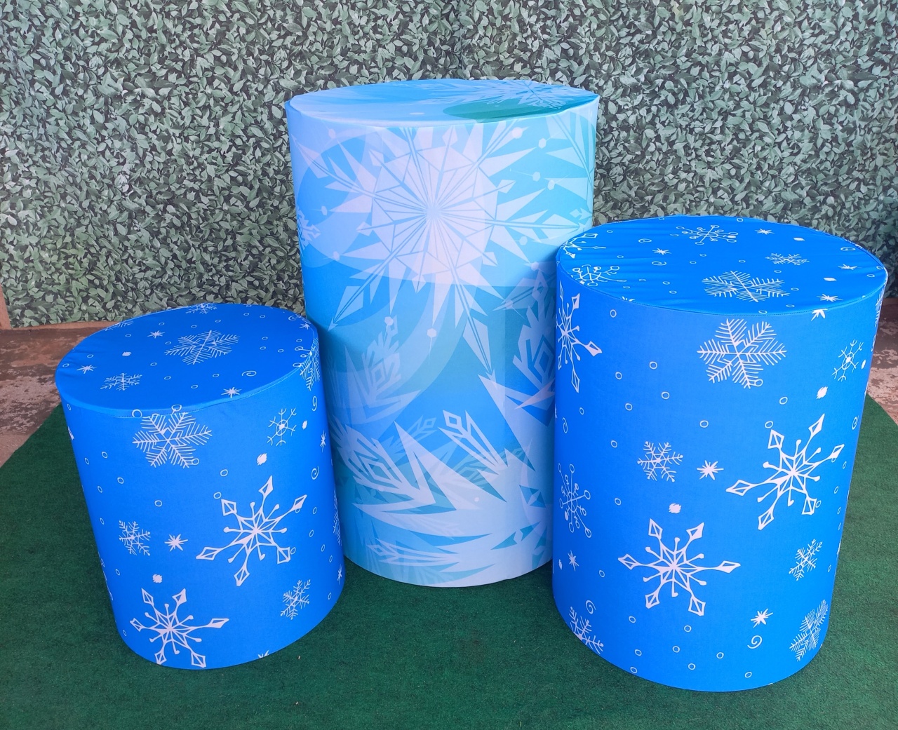 Tecido Capa de Cilindro Frozen 02 - Silmara Decorações 