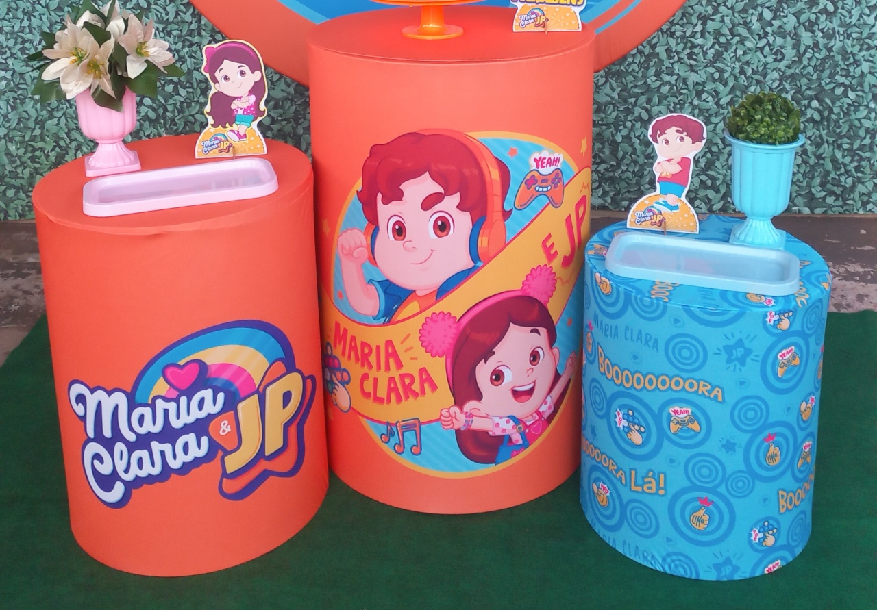 Tecido Capa de Cilindro Maria Clara E Jp  - Silmara Decorações 