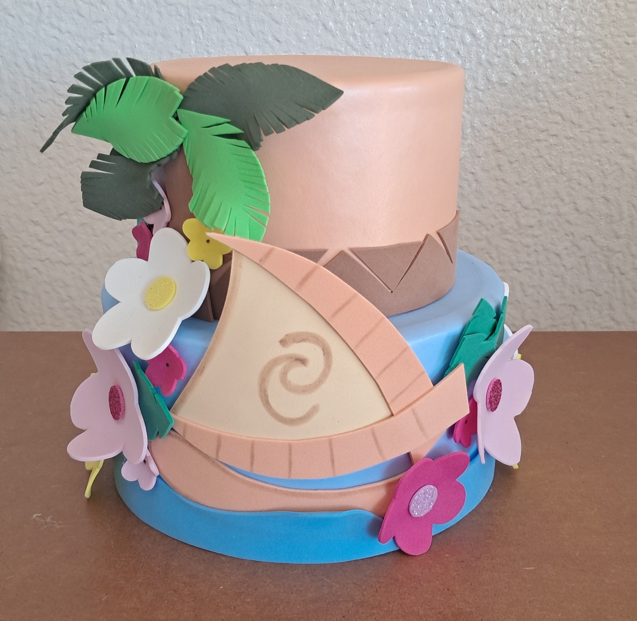 Bolo Cenográfico Moana - Silmara Decorações 